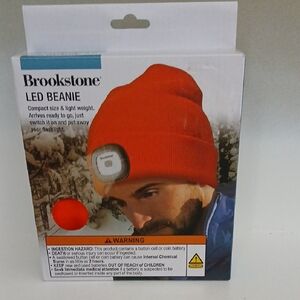 Brookstone Orange LED Beanie